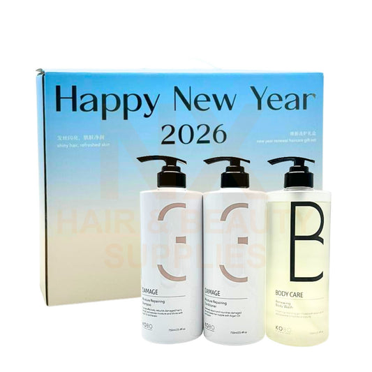KOBO - NEW YEAR SET [DAMAGE MOISTURE REPAIRING]- 750MLX3