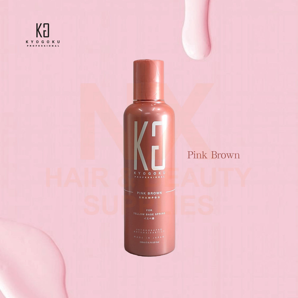 KYOGOKU - PINK BROWN COLOR SHAMPOO - 200ML