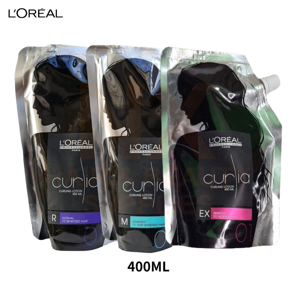 LOREAL – CURLIA CURLING LOTION (R/M/EX) 400ML (COLD PERM)