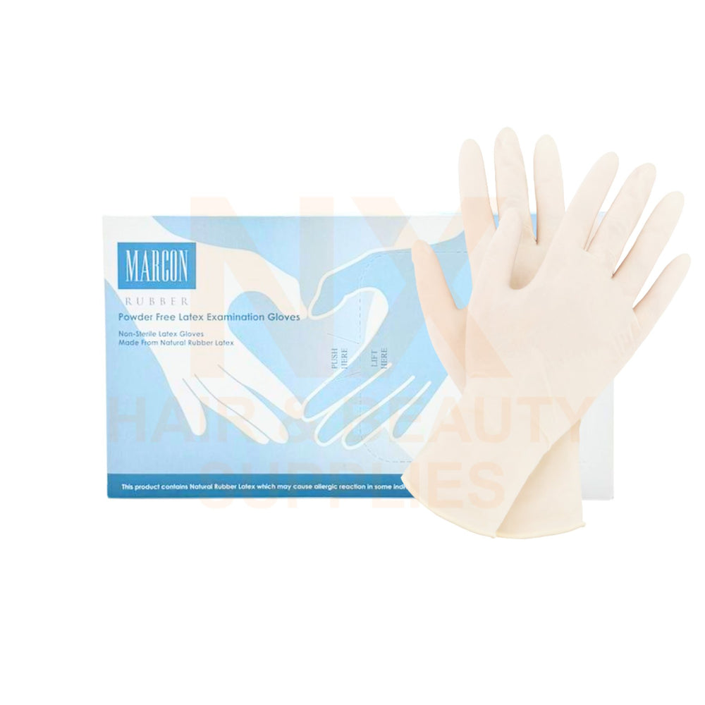 IVISION - LATEX HAND GLOVE 6M -100PCS - M (MARCON)