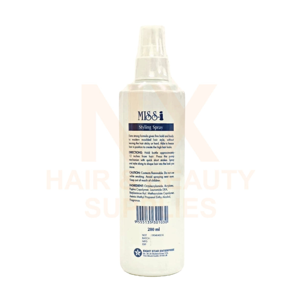 MISS–I – STYLING SPRAY NON AEROSOL – 280ML
