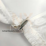 Plain Cutting Cape With Hook (White)