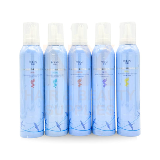 JX – POLAN COLOR FOAM – 250ML – YELLOW/PINK/PURPLE/ICE BLUE/NUDE PINK