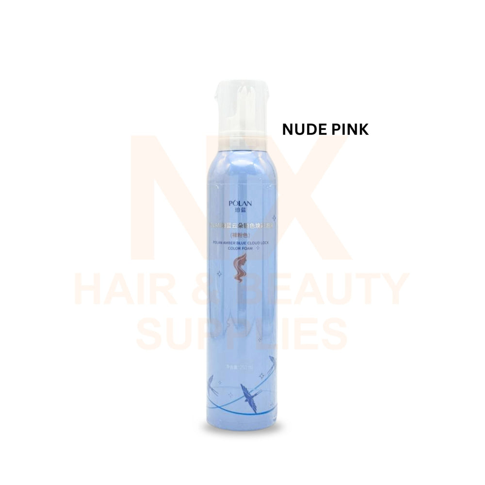 JX – POLAN COLOR FOAM – 250ML – YELLOW/PINK/PURPLE/ICE BLUE/NUDE PINK