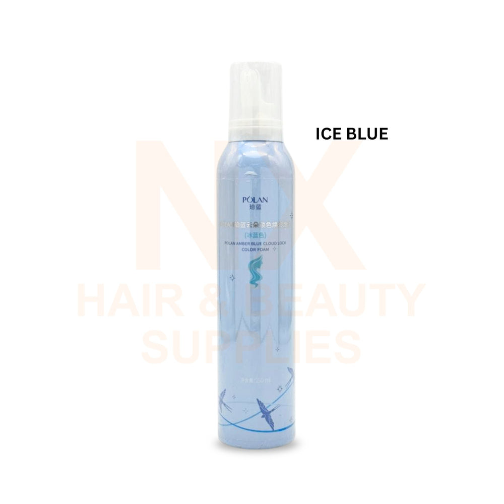 JX – POLAN COLOR FOAM – 250ML – YELLOW/PINK/PURPLE/ICE BLUE/NUDE PINK