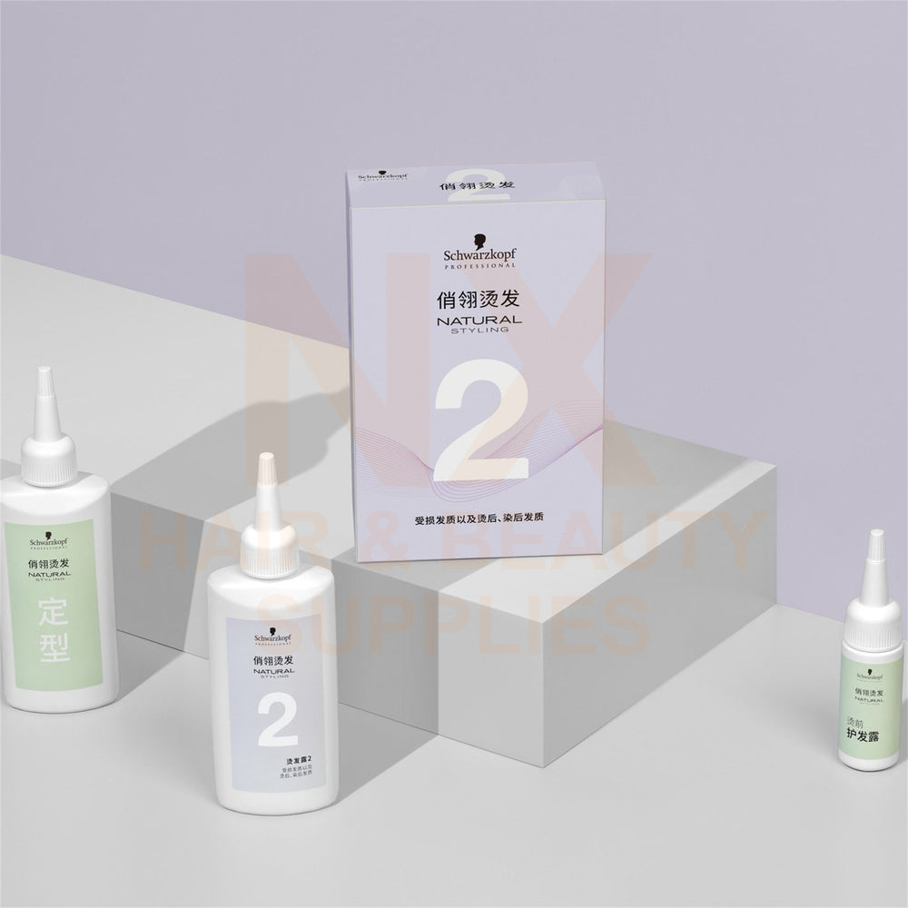 SCHWARZKOPF – NATURAL STYLING PERM KIT – 0/1/2