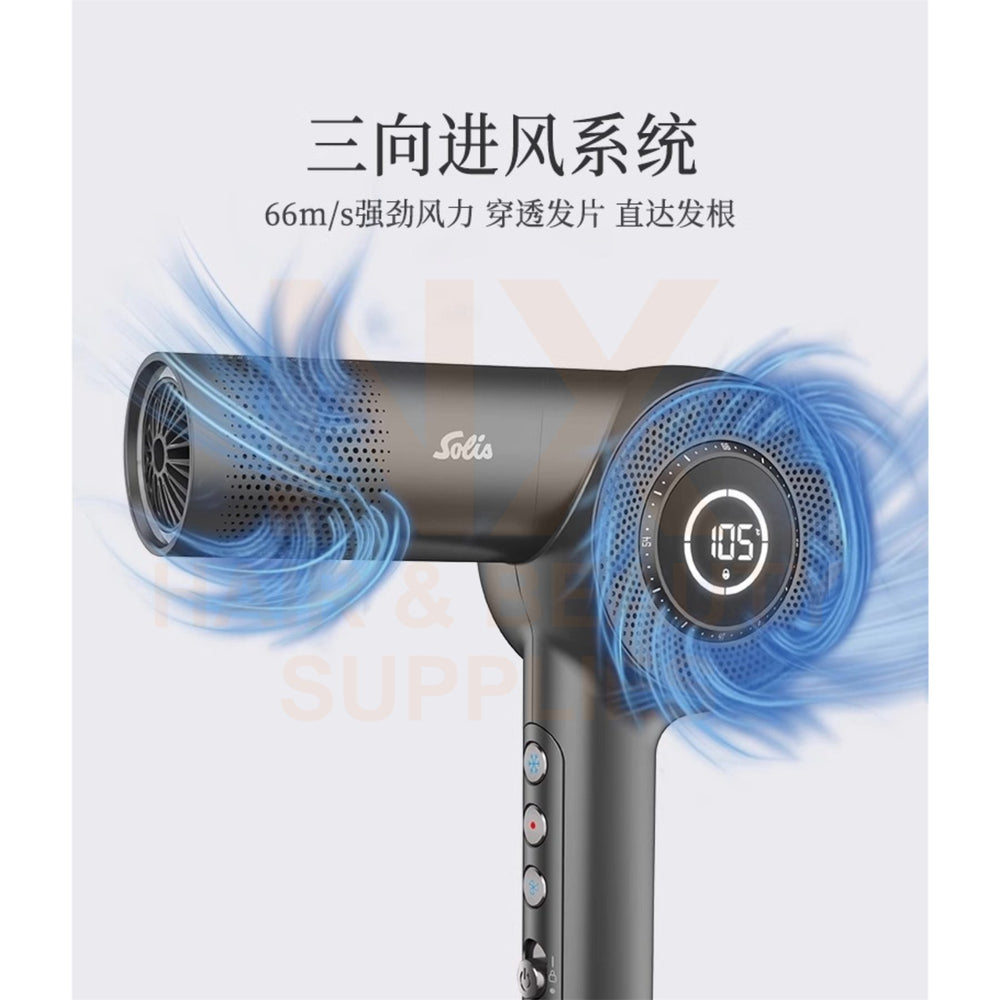 SOLIS - SC330 PRO - AIRVOLUTION SC HAIR DRYER