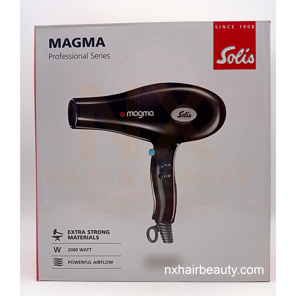 SOLIS - MAGMA HAIR DRYER - BLACK