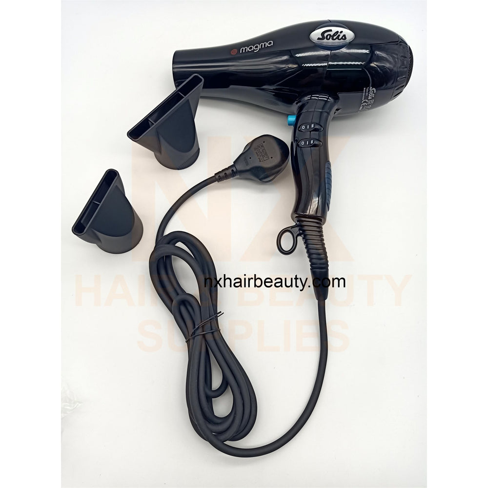 SOLIS - MAGMA HAIR DRYER - BLACK