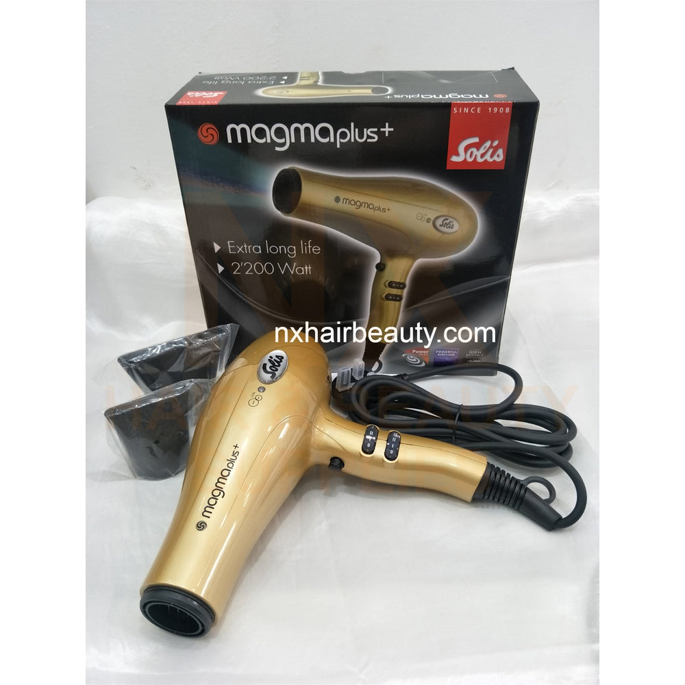 SOLIS - MAGMA PLUS HAIR DRYER - GOLD