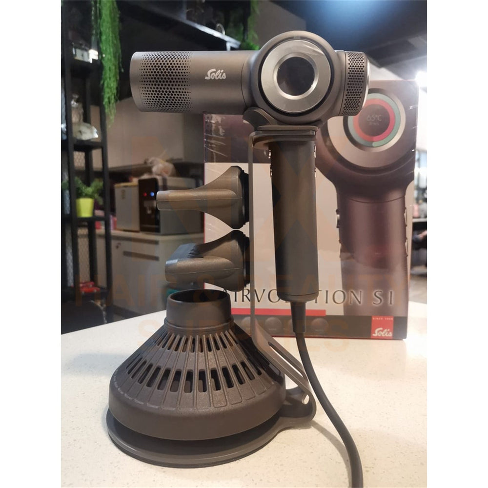 SOLIS - 930 PRO - AIRVOLUTION SI MATTE BLACK HAIR DRYER (GREY)