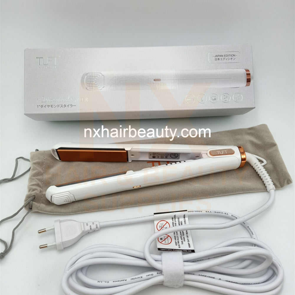 TUFT – 1'' DIAMOND STYLER HAIR IRON (WHITE)