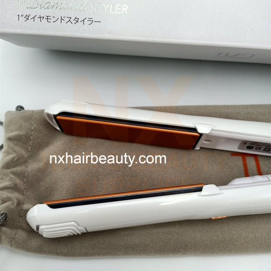 TUFT – 1'' DIAMOND STYLER HAIR IRON (WHITE)