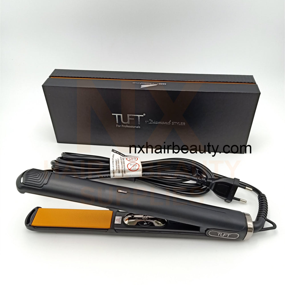 TUFT – 1'' DIAMOND STYLER HAIR IRON (BLACK)