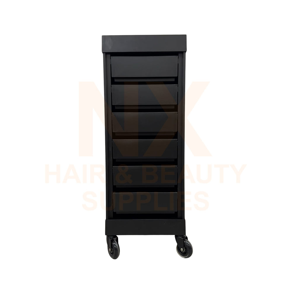 VIC+ - HAIR TROLLEY - N4 (GLOSSY BLACK/GLOSSY WHITE/GREY/RED)