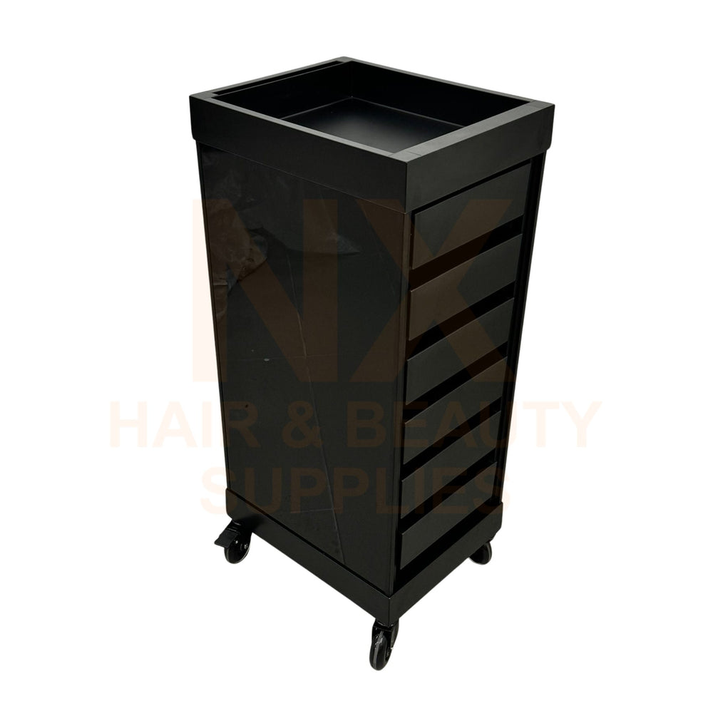 VIC+ - HAIR TROLLEY - N4 (GLOSSY BLACK/GLOSSY WHITE/GREY/RED)