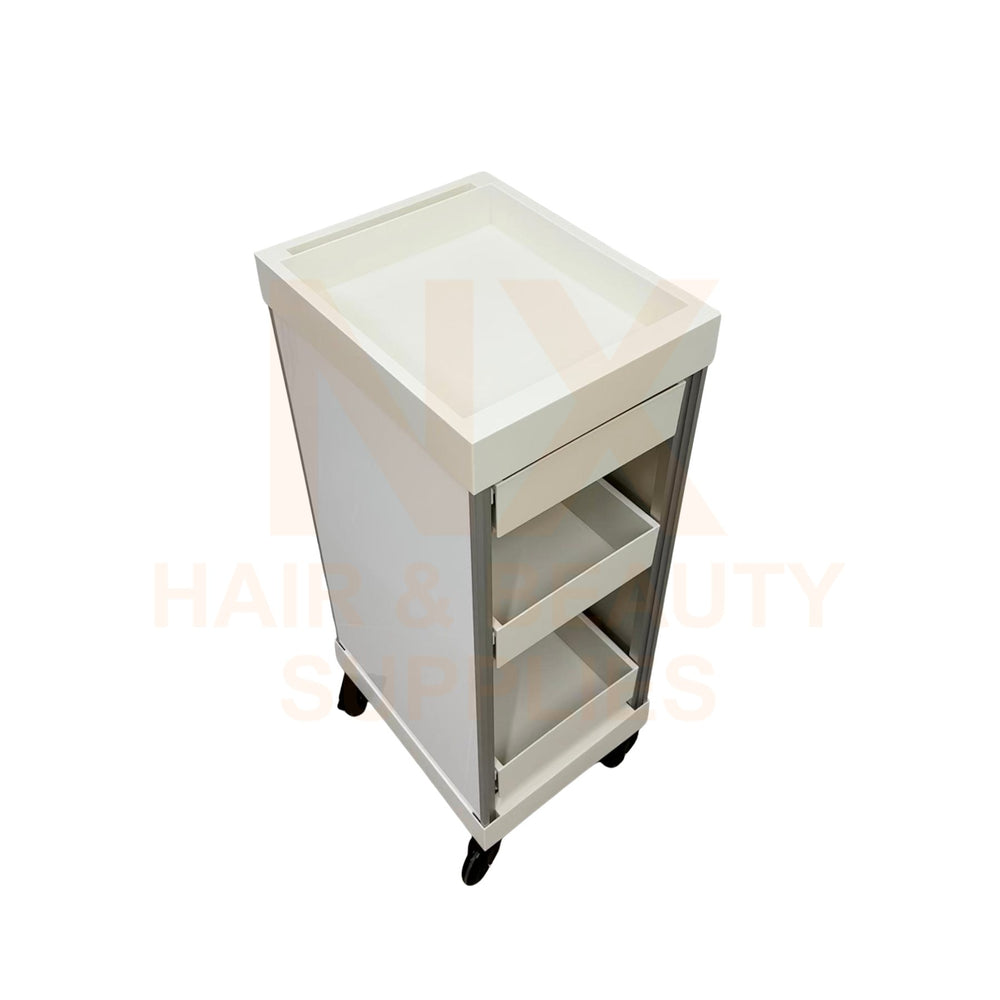 VIC+ - HAIR TROLLEY - N4 (GLOSSY BLACK/GLOSSY WHITE/GREY/RED)