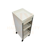 VIC+ - HAIR TROLLEY - N4 (GLOSSY BLACK/GLOSSY WHITE/GREY/RED)