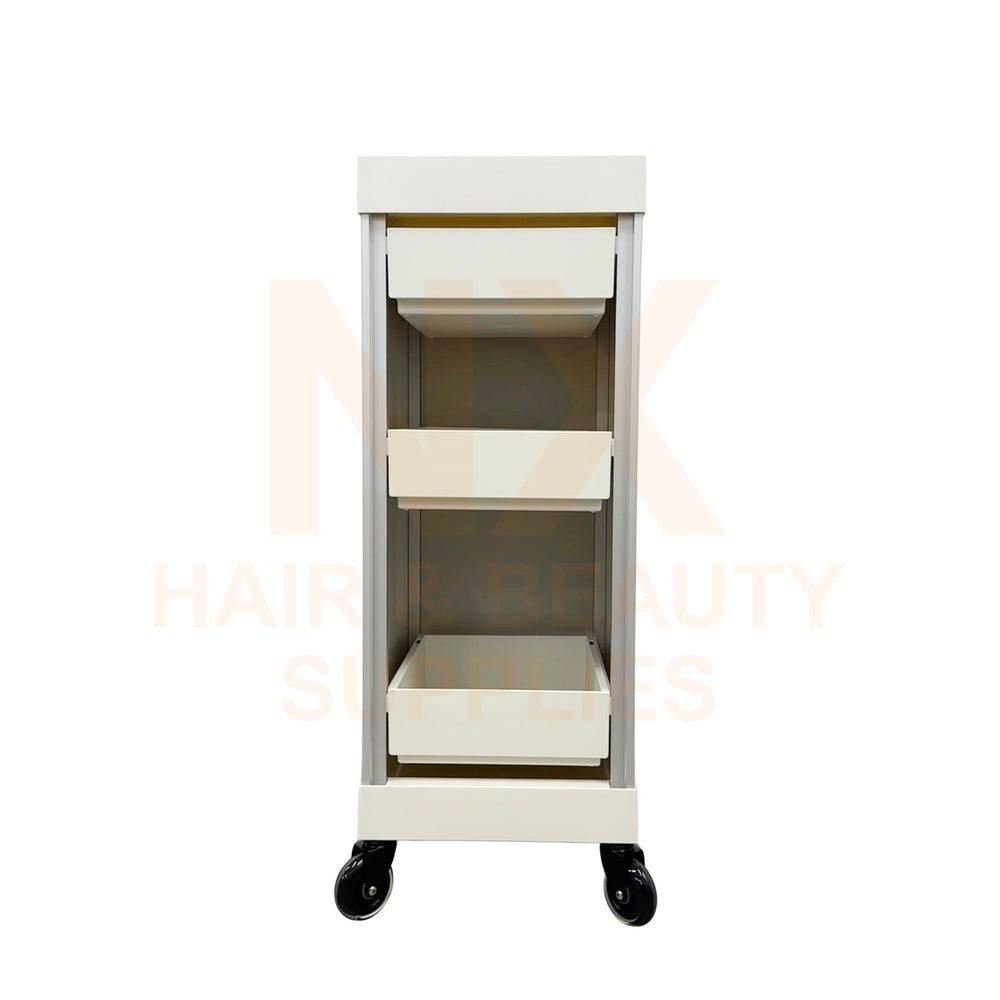 VIC+ - HAIR TROLLEY - N4 (GLOSSY BLACK/GLOSSY WHITE/GREY/RED)