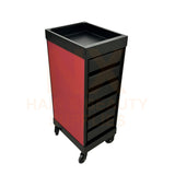 VIC+ - HAIR TROLLEY - N4 (GLOSSY BLACK/GLOSSY WHITE/GREY/RED)