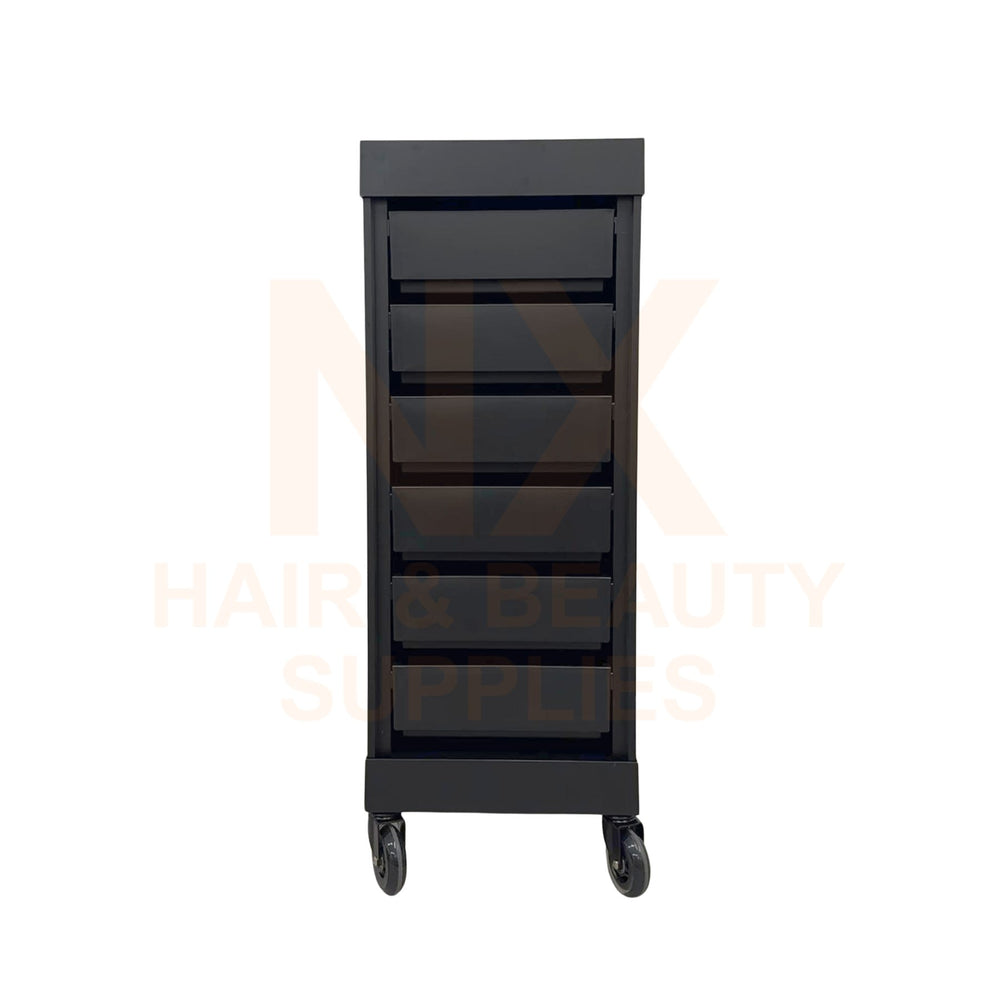 VIC+ - HAIR TROLLEY - N4 (GLOSSY BLACK/GLOSSY WHITE/GREY/RED)