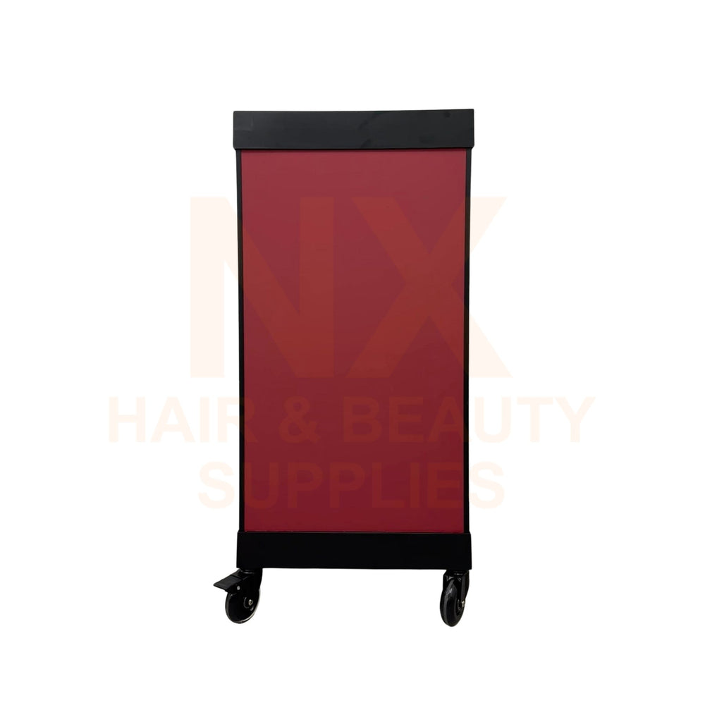 VIC+ - HAIR TROLLEY - N4 (GLOSSY BLACK/GLOSSY WHITE/GREY/RED)