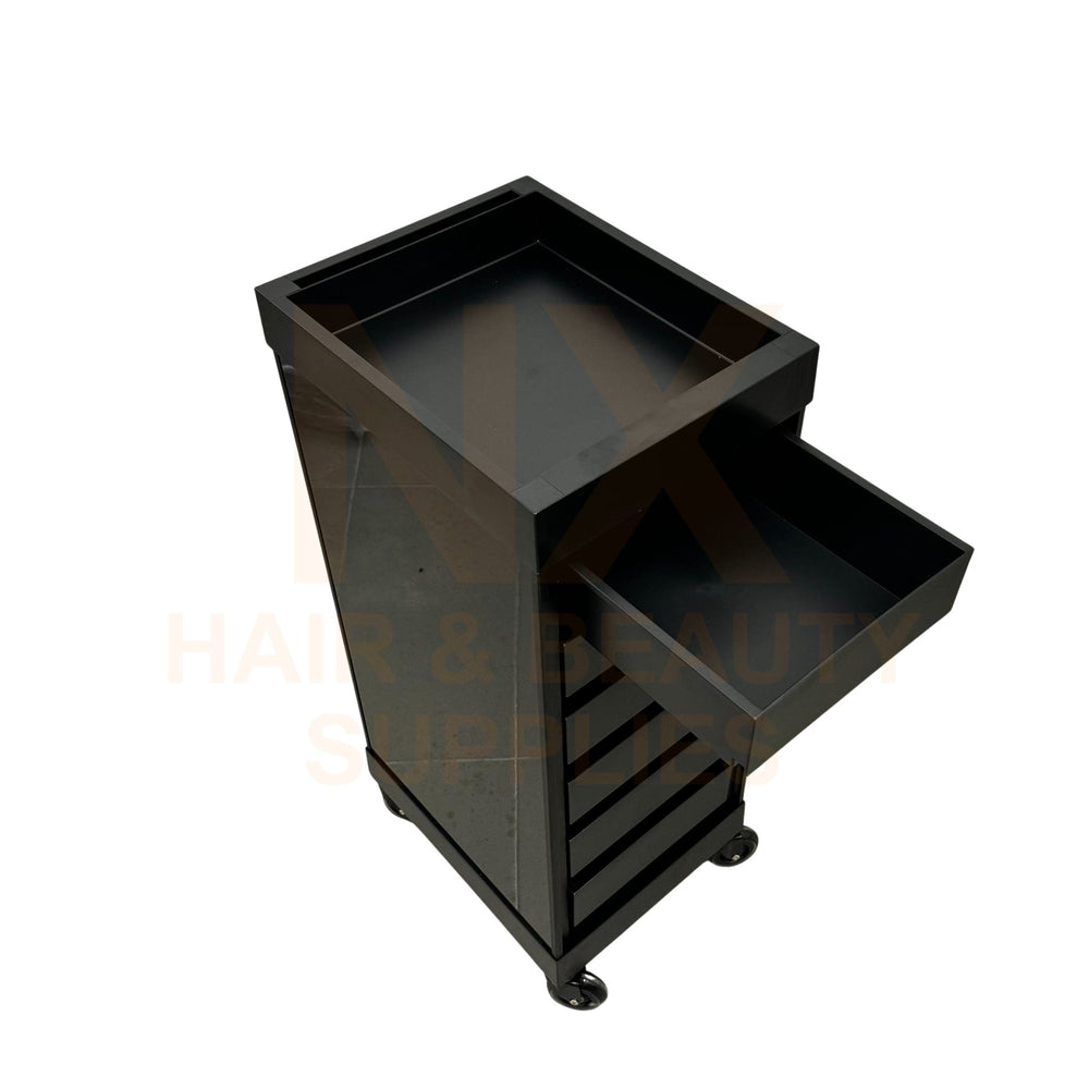 VIC+ - HAIR TROLLEY - N4 (GLOSSY BLACK/GLOSSY WHITE/GREY/RED)