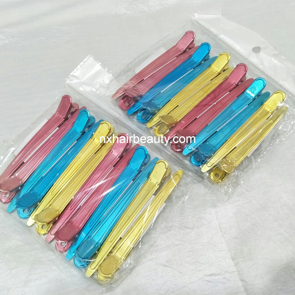 XD–7505 ALUMINIUM COLORFUL CLIP – 12'S
