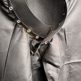 XD - CUTTING CAPE - NECK WITH SILICONE - BLACK/WHITE