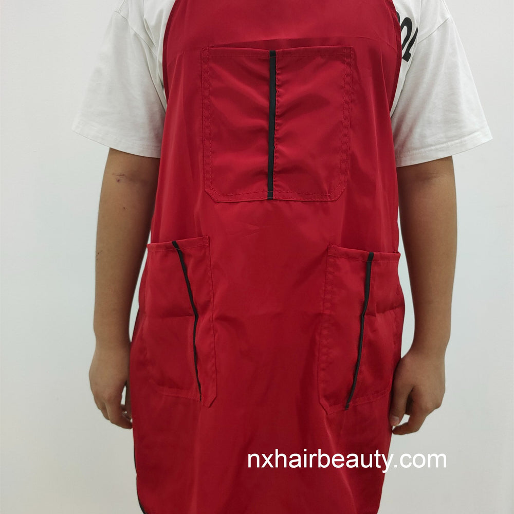 XD–H39 Apron With 3 Pocket – Red