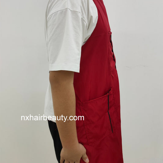 XD–H39 Apron With 3 Pocket – Red