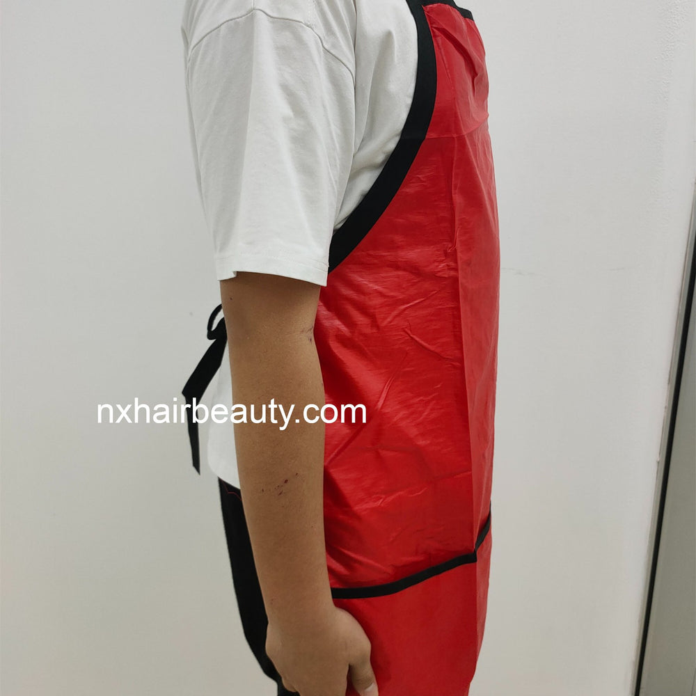 XD–H40 APRON WITH 3 POCKET (RED/BLACK)