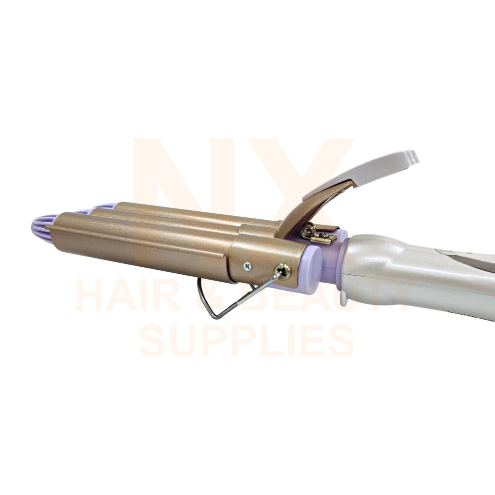 XD – KEMEI 3 BARREL CURLING IRON – 22MM (KM–1010)