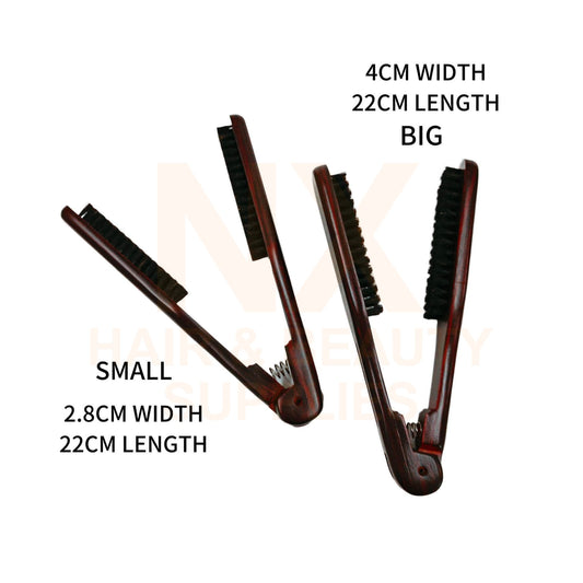 XD - WOOD IRON BRUSH - DARK BROWN - 4X22CM/2.8X22CM